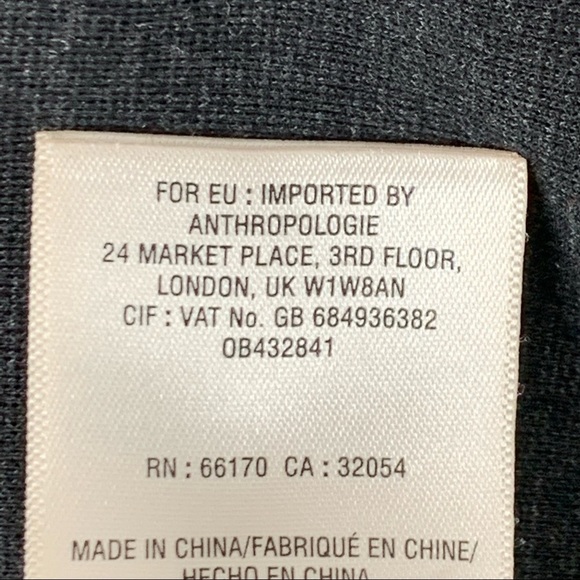 Anthropologie Pure + Good Size XS Gray Zip Up Hoodie Sweatshirt Jacket - Picture 11 of 11
